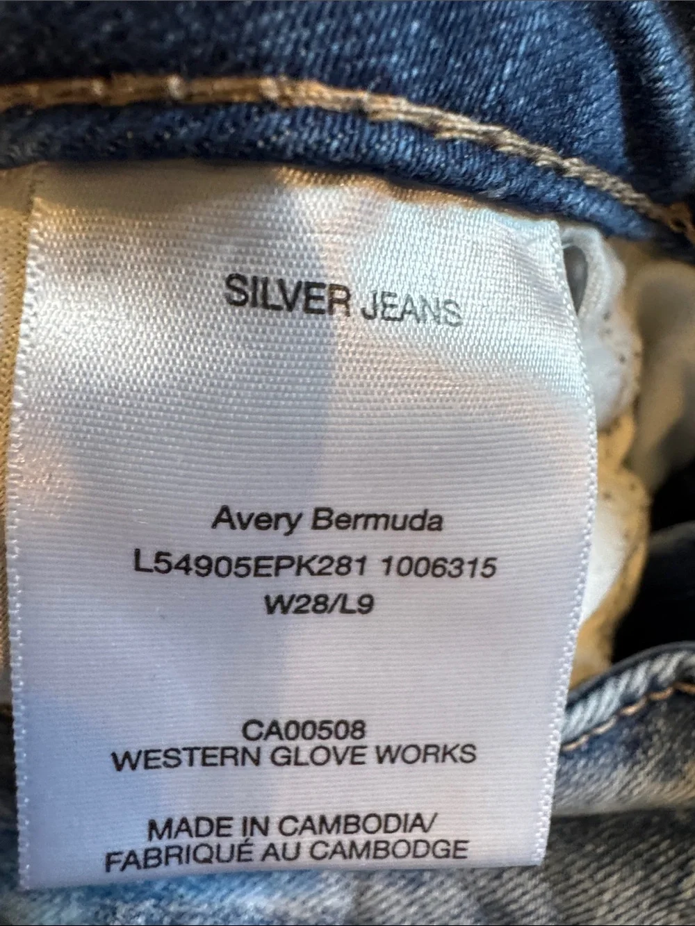 Silver Jeans Distressed Denim Shorts